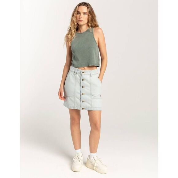 Dickies Madison Denim Mini Skirt - Picture 1 of 4